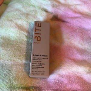 BITE BEAUTY Power Move Soft Matte Lipstick in SUGAR BUNS ✨NEW✨ Never been used!